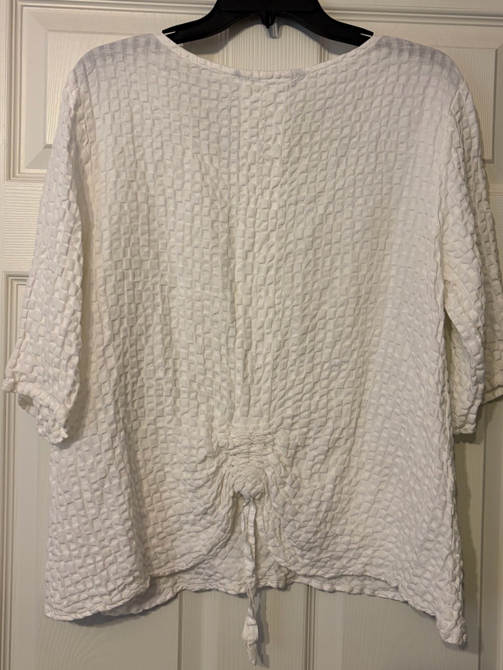 Luna Luz linen blend textured top - Picture 6 of 7